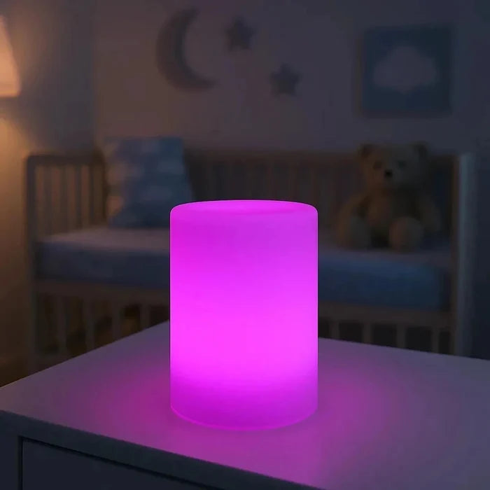 baby plus RGB Cylinder Lamp 12-Color Light - ebebek