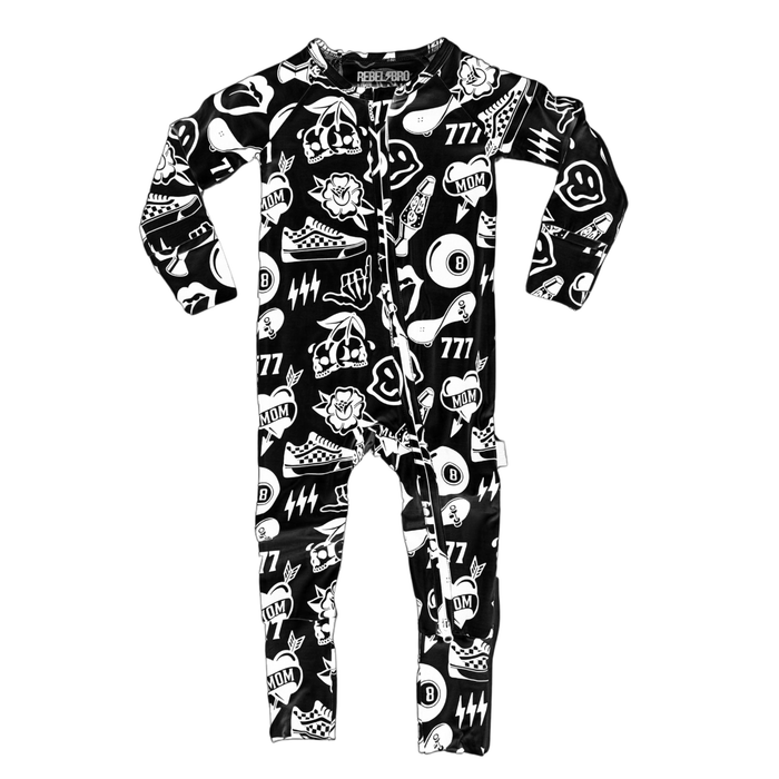 Bamboo Zippy Sleeper in Warped Tour Midnight Edition