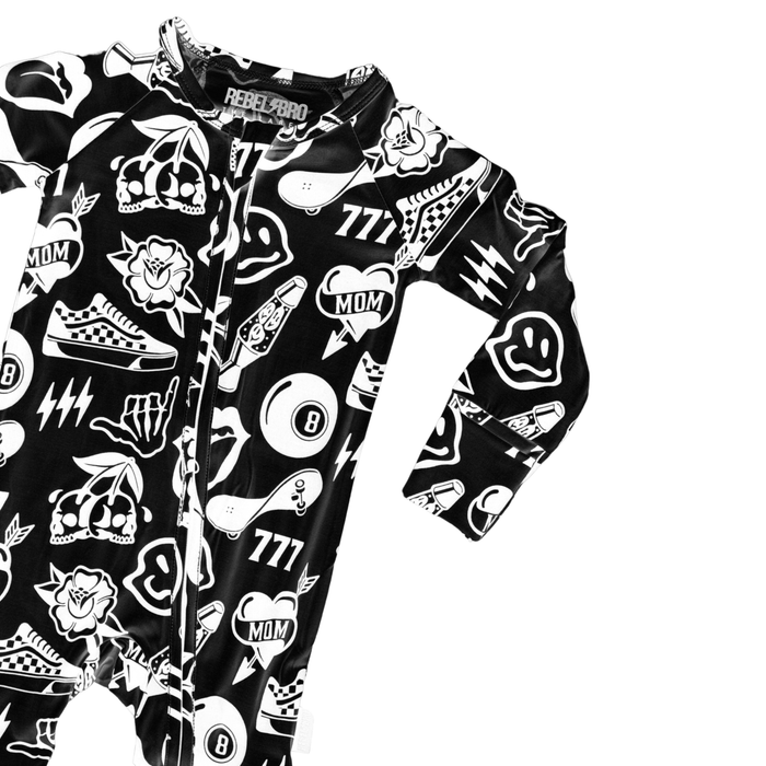 Bamboo Zippy Sleeper in Warped Tour Midnight Edition