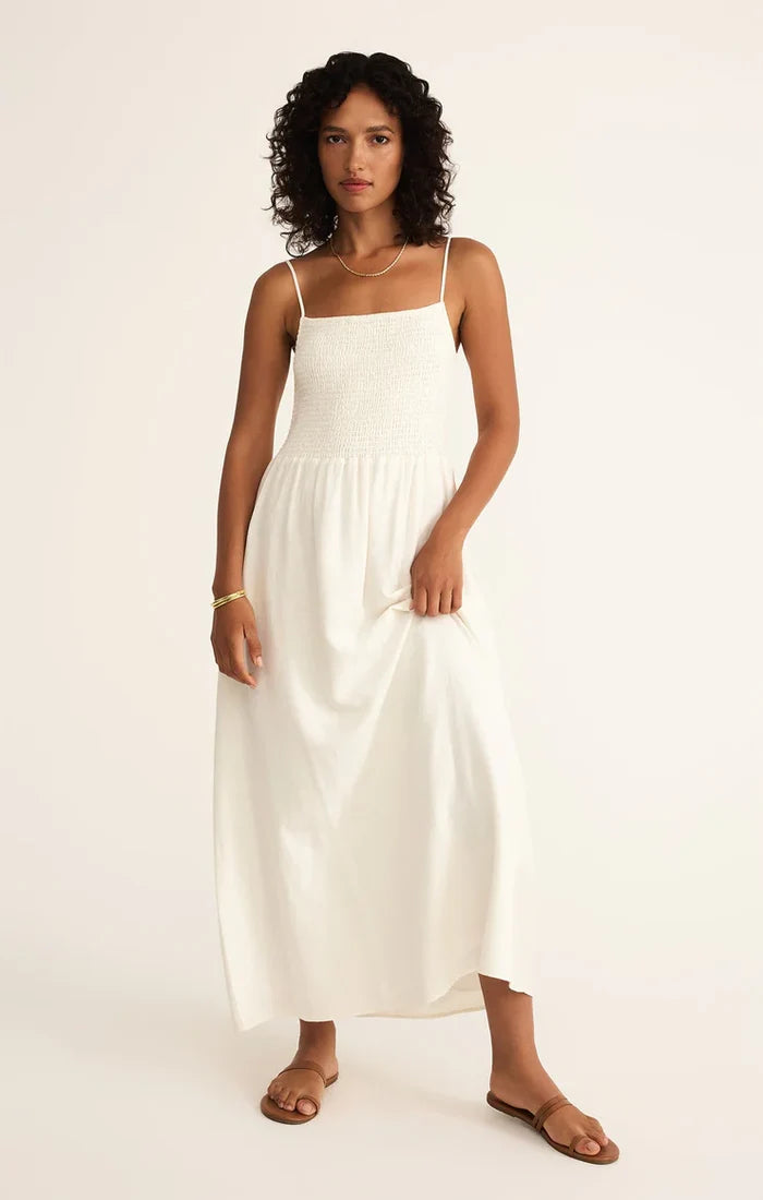 Bayside Linen Maxi Dress