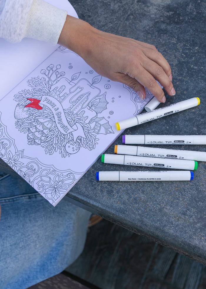 BAZIC Dual Tip Alcohol Based Markers Gifts
