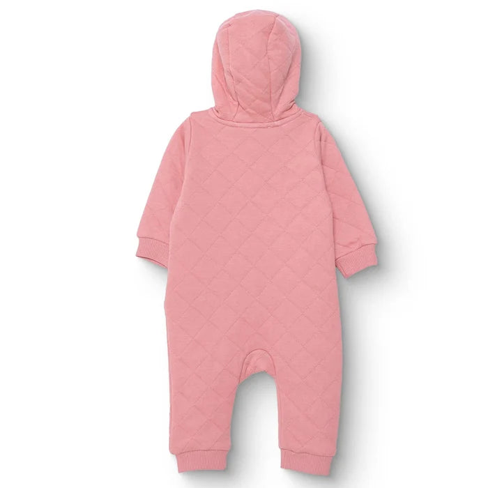 Bebetto Newborn Footless Jumpsuit - Light Rose - ebebek - Black Friday