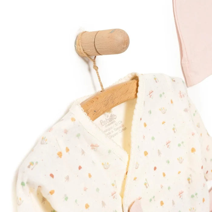 Bebetto Organic My Mushroom Girl 5 Piece Set - Light Rose - ebebek - Black Friday