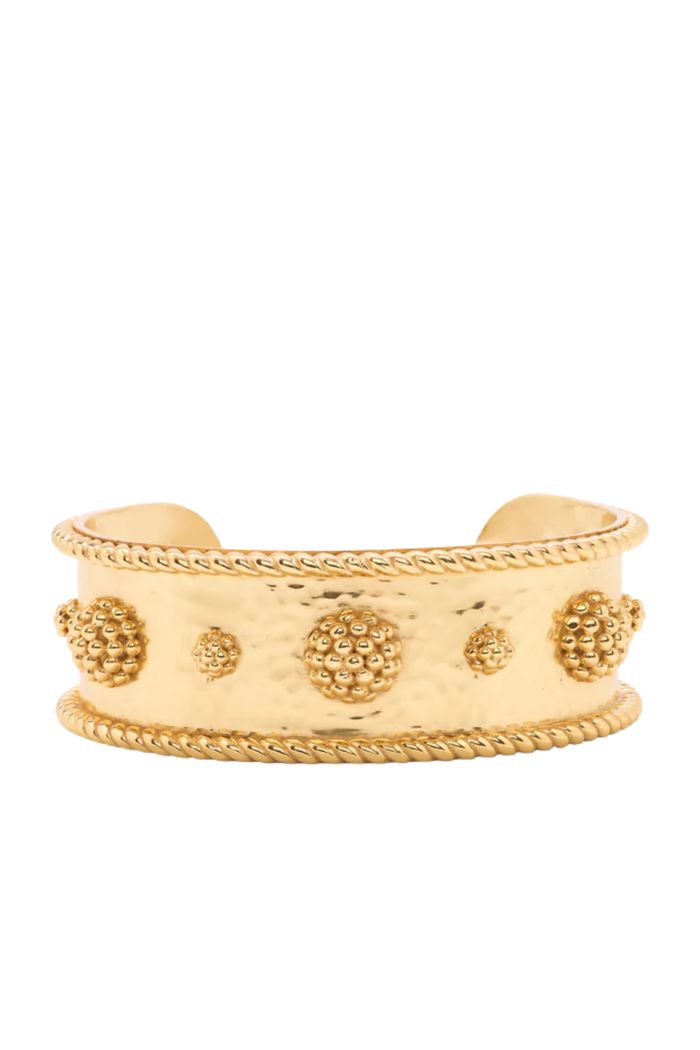 Capucine De Wulf Berry Classic Cuff in hammered gold