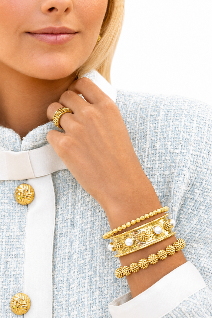 Berry Eternity Hinged Bangle