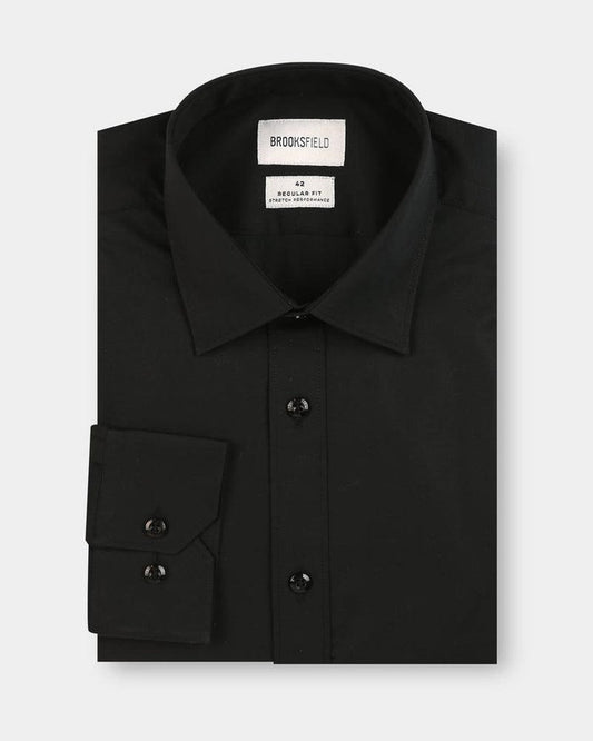 BFC19419 - Brookfield Stretch Performance Business Shirt - Harrys for Menswear