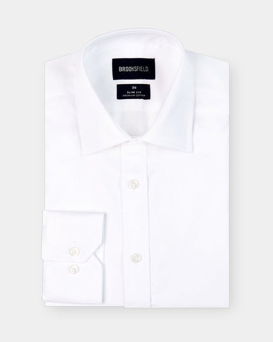 BFC939 - Brooksfield Luxe Business Shirt - Harrys for Menswear