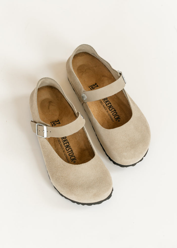 Birkenstock® Taupe Mantova Suede Low Shoe Shoes