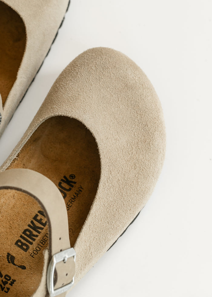 Birkenstock® Taupe Mantova Suede Low Shoe Shoes
