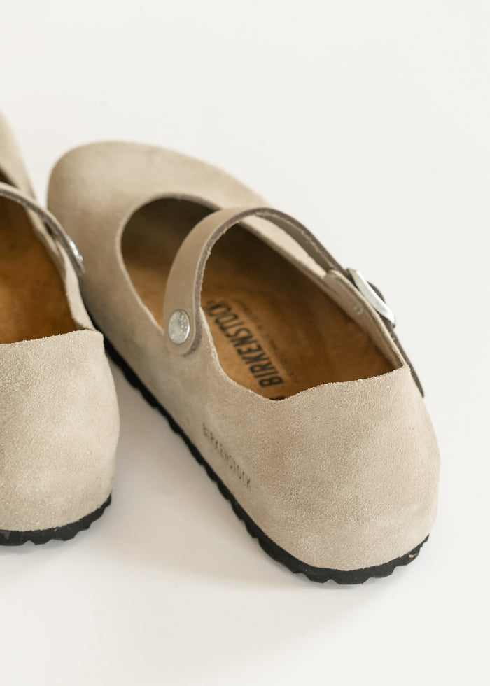 Birkenstock® Taupe Mantova Suede Low Shoe Shoes