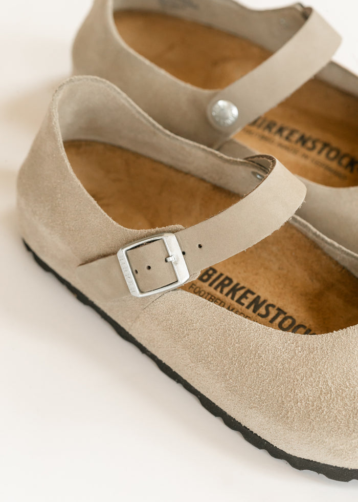 Birkenstock® Taupe Mantova Suede Low Shoe Shoes