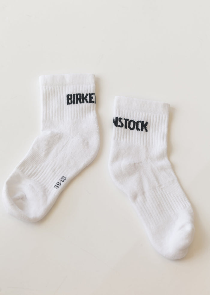 Birkenstock® White Crew Ankle Socks - 2 pack Accessory