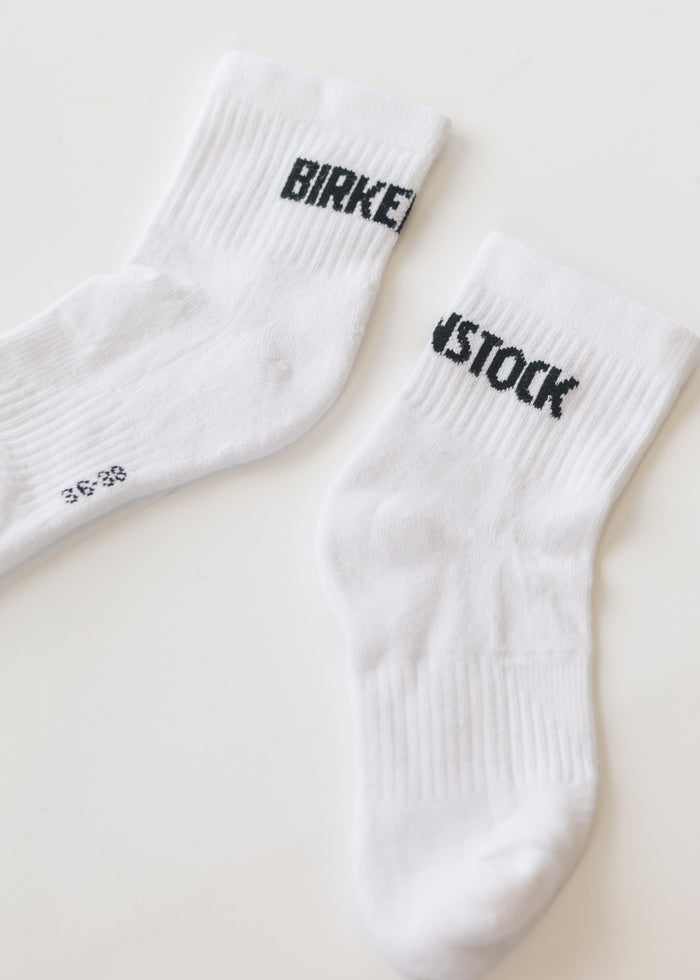 Birkenstock® White Crew Ankle Socks - 2 pack Accessory