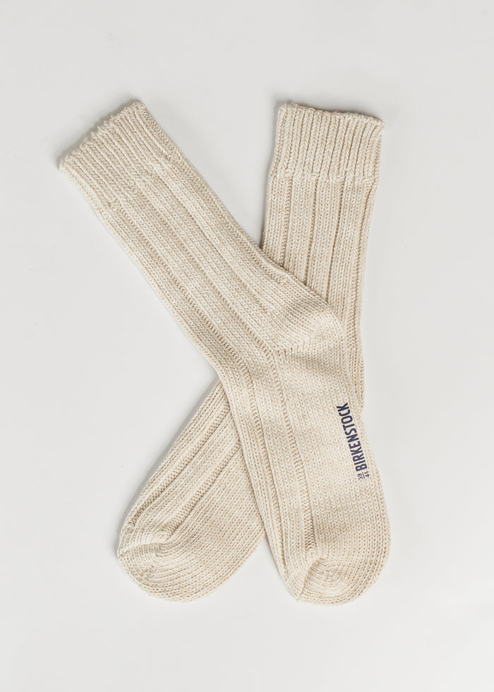 Birkenstock® Women's Off White Cotton Twist Socks Accessories