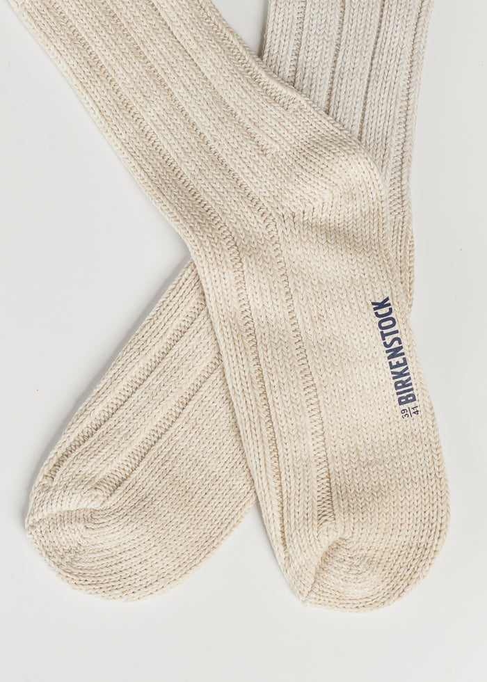 Birkenstock® Women's Off White Cotton Twist Socks Accessories