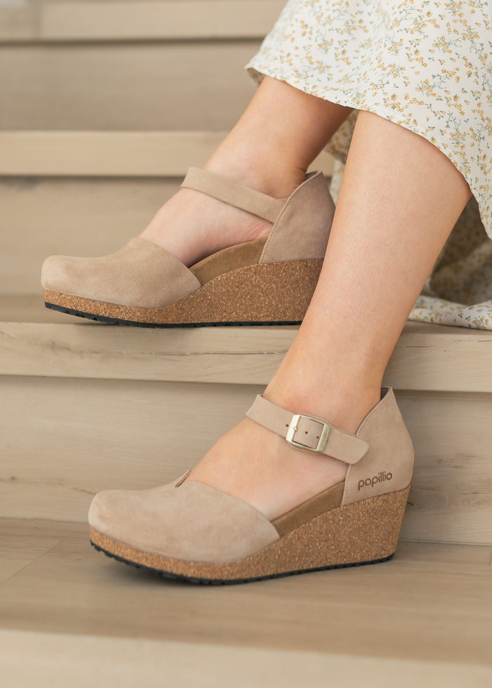 BIRKENSTOCK® Women's Warm Sand Mary Suede Sandal Shoes 6