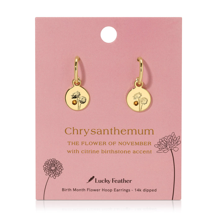November - Crysanthemum/Topaz