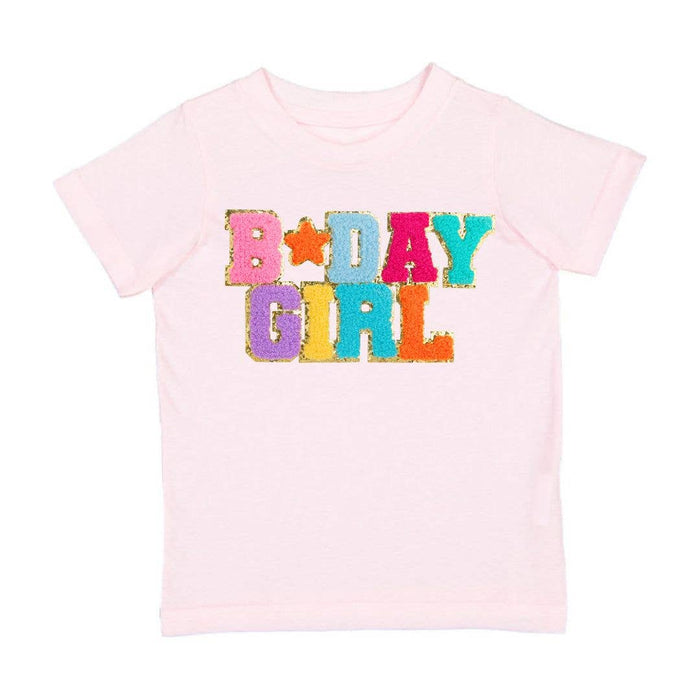 Birthday Girl Patch Short Sleeve T-Shirt - Ballet - Kids