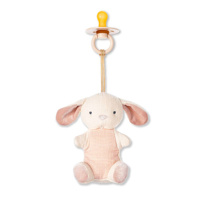Bitzy Pal Natural Rubber Pacifier & Plush