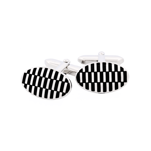 Black Enamel Cufflinks
