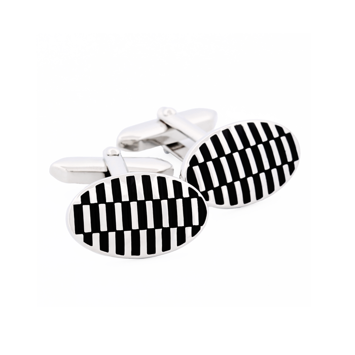 Black Enamel Cufflinks