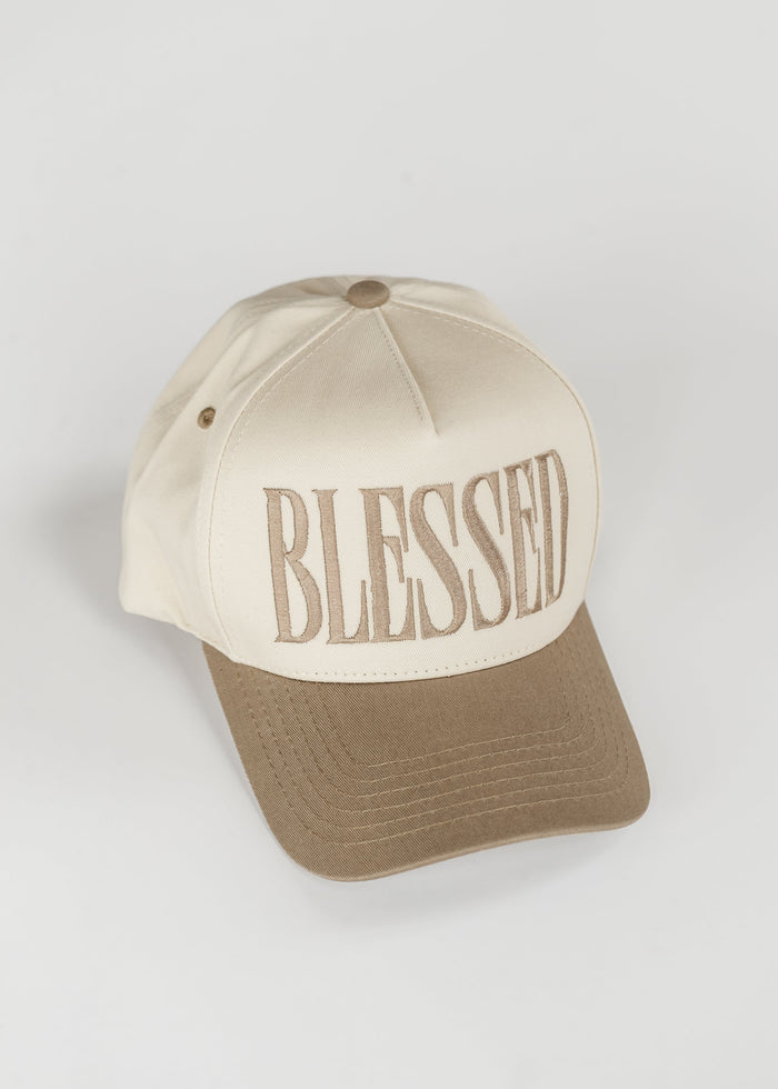 Blessed Embroidered Hat Accessory