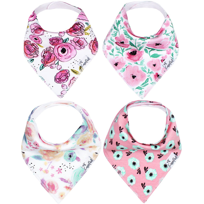 Bloom Baby Bandana Bib Set (4-pack)