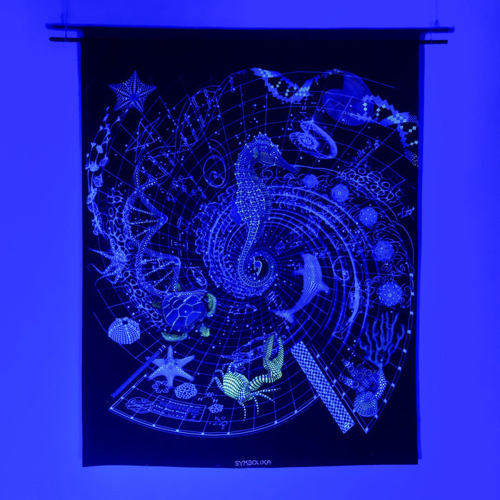 Blueprint II Sea Tapestry — Image 4 by Symbolika