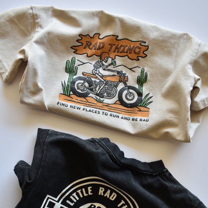 Boys Clothes Where The Rad Things Are Vintage Beige - USA made