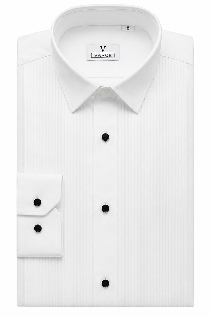 ### Boys Dinner Shirt – Wing Collar & Standard Point Collar

Complete your young gentleman's formal look with the **Boys Dinner Shirt**, available in both a classic **Wing Collar** and **Standard Point Collar**. Designed for weddings, black-tie events, school formals and special occasions, this premium dress shirt offers timeless elegance with a comfortable fit.

Crafted from a soft, easy-care fabric, the shirt features a **pleated front bib** for a refined formal finish and **contrasting black