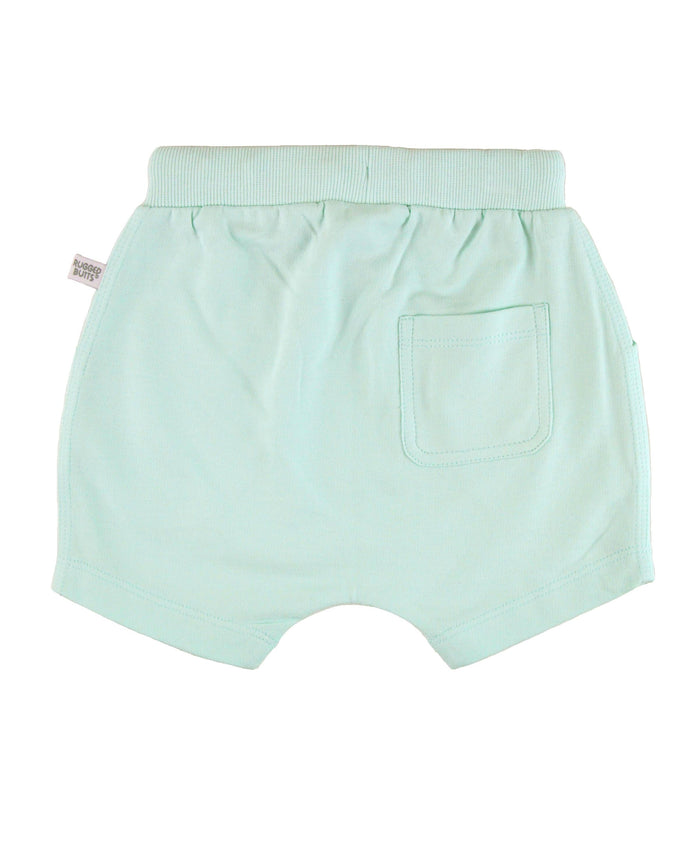 Boys Light Aqua Jogger Shorts