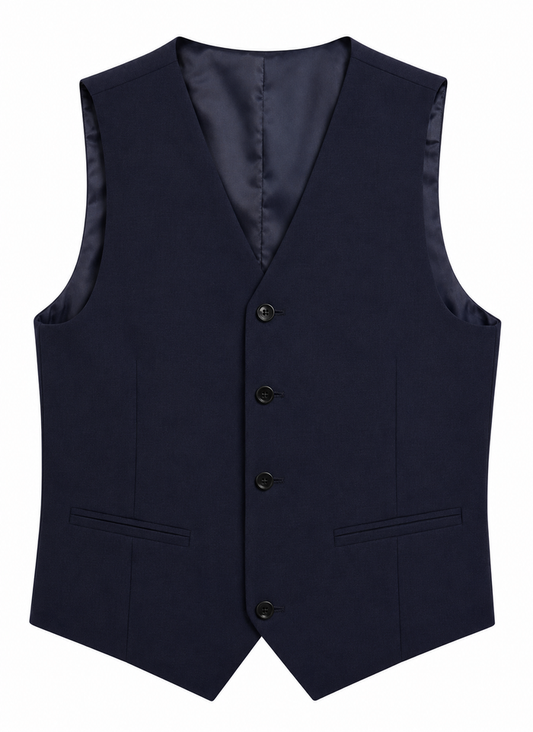 ### Bradley Birdseye Boys Vest

Complete your young gentleman's look with the **Bradley Birdseye Boys Vest**. Expertly tailored in a classic birdseye fabric, this timeless vest adds a polished finish to any special occasion.

Designed to pair perfectly with the matching **Bradley Birdseye 3-Piece Suit**, it features a modern tailored fit, classic five-button front, satin back with adjustable strap, and practical welt pockets. Ideal for weddings, school formals, family celebrations, and any occas
