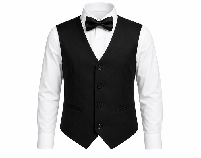 ### James Fine Twill Boys Vest

Complete the look with our **James Fine Twill Vest**, designed to bring timeless style to every special occasion. Crafted from premium fine twill fabric, this classic vest offers a tailored fit that's perfect for weddings, formal events, school celebrations, and family occasions.

Wear it as part of the **matching James Fine Twill Suit** for a coordinated formal look, or pair it with dress trousers and a crisp shirt for a smart outfit on its own.

**Features:**

*