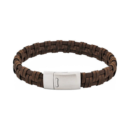 Braided Italian Leather Bracelet