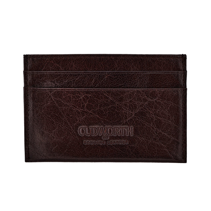 Brown Leather Card Wallet