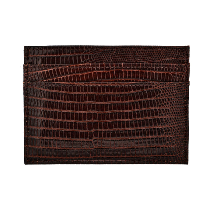 Brown Lizard Leather Wallet