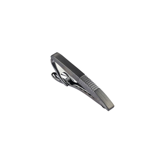 Brushed Gun Metal Tie Clip