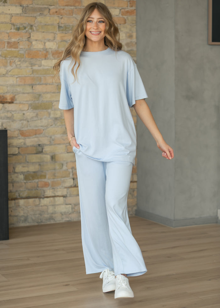 Brushed Oversized Short Sleeve Top FF Tops