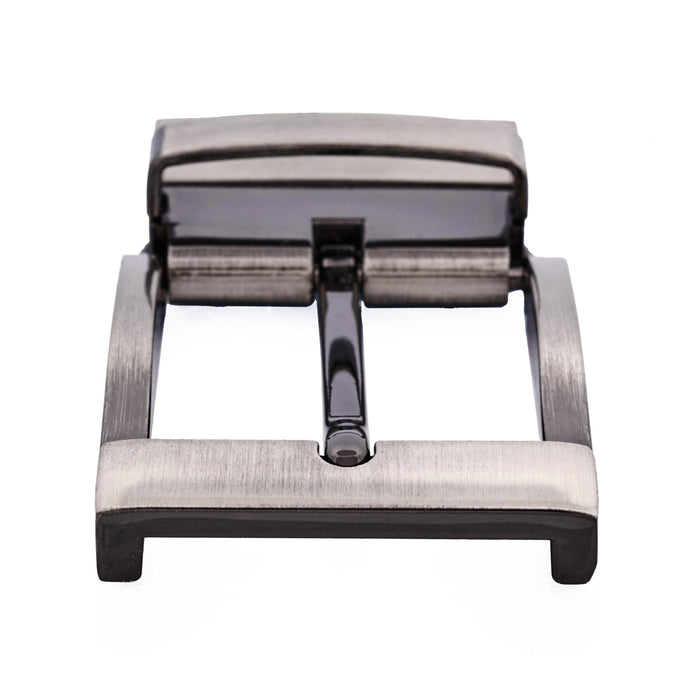 Brushed Silver Reversible Belt Buckle