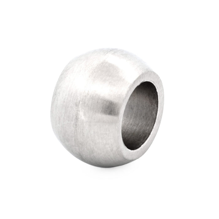 Brushed Stainless Steel Bead