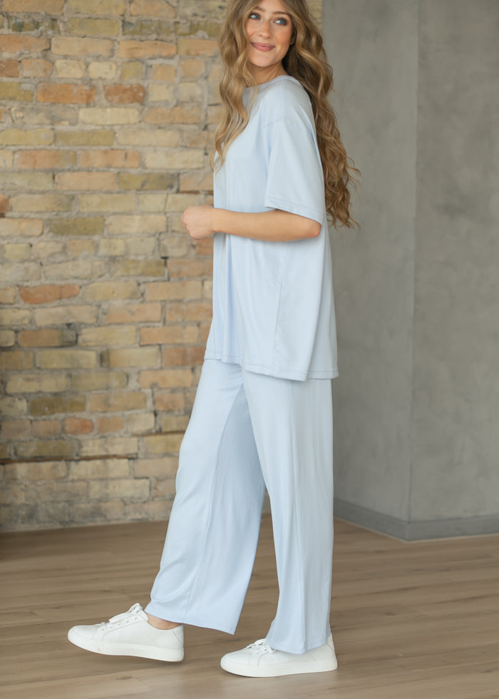 Brushed Wide Leg Lounge Pants FF Pants