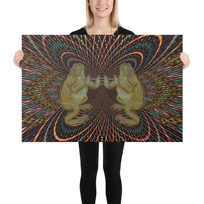 Bufo Alvarius Canvas 24 x 36 (61X91 cm) - symbolika