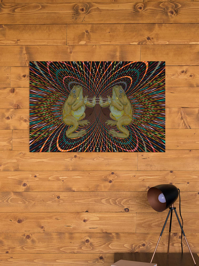 Bufo Alvarius Canvas 24 x 36 (61X91 cm) - symbolika