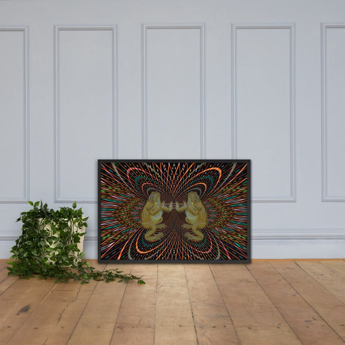 Bufo Alvarius Framed poster - symbolika