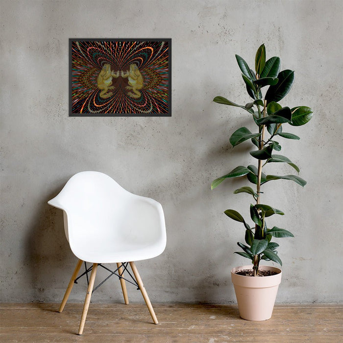 Bufo Alvarius Framed poster - symbolika