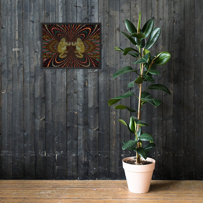 Bufo Alvarius Framed poster - symbolika