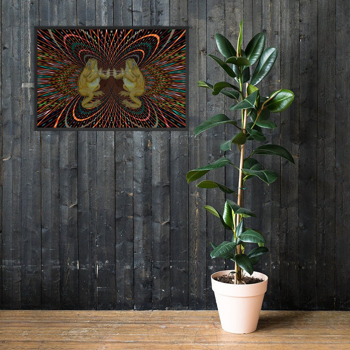 Bufo Alvarius Framed poster - symbolika