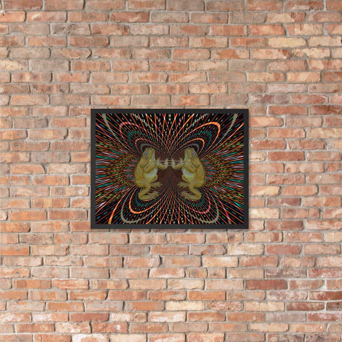 Bufo Alvarius Framed poster - symbolika