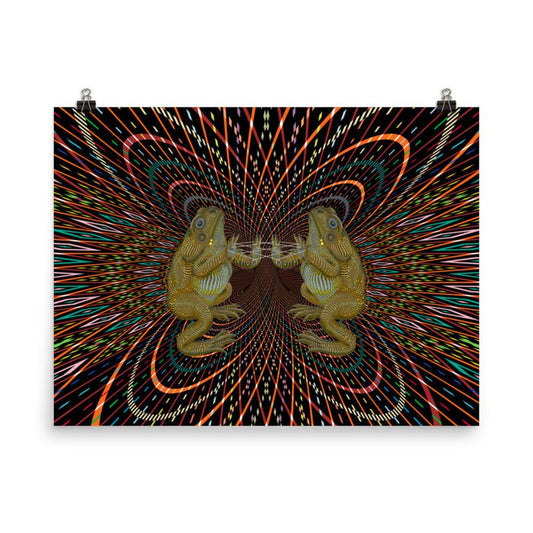 Bufo Alvarius Poster - symbolika