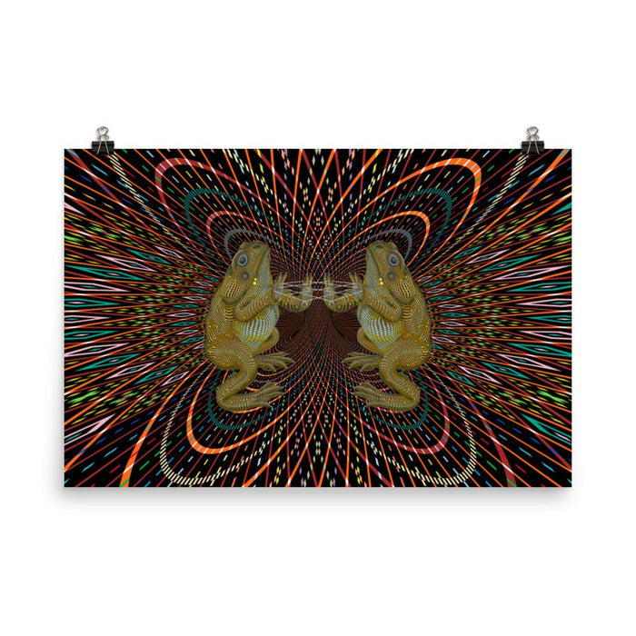 Bufo Alvarius Poster - symbolika